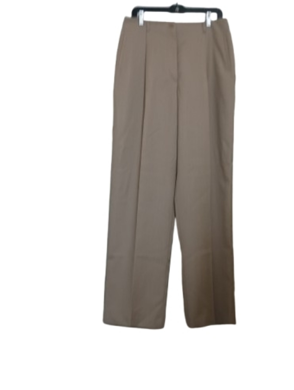 Zanella Taupe Wide-Leg Pleated Trousers - Picture 13 of 15
